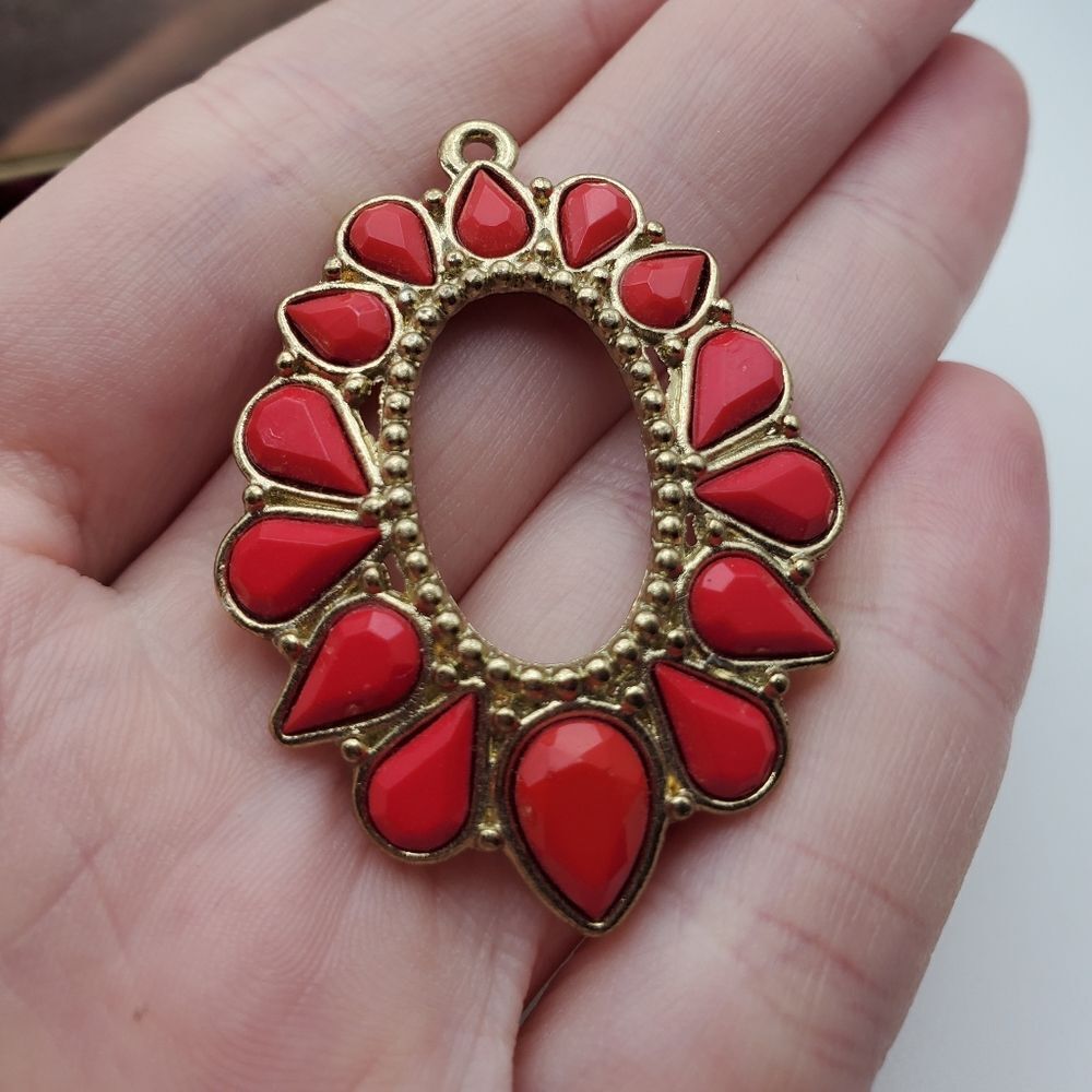 Rhinestone cluster‎ Phoenix openwork necklace pendant